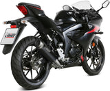 Impianto Di Scarico Completo Catalizzato E Con Omologazione Suono Gppro Inox Nero - Mivv Compatibile Con Suzuki Gsx-R 125 (2017-2020)