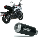 Terminale Di Scarico Con Omologazione Suono Mk3 Inox Nero - Mivv Compatibile Con Suzuki Gsx-S 1000 Katana (2019-2024)