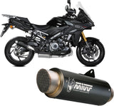 Terminale Di Scarico Con Omologazione Suono Gppro Inox Nero - Mivv Compatibile Con Suzuki Gsx-S 1000 Gx (2024)