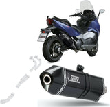 Complete Catalytic Exhaust System With Sound Certification Speed Edge Steel Black Carbon - Mivv Compatible With Sym Max Sym Tl 500 (2020)