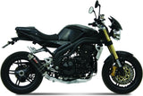 Terminale Di Scarico Non Catalizzato E Con Omologazione Suono Gp Carbonio - Mivv Compatibile Con Triumph Speed Triple (2005-2006)