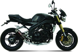 Terminale Di Scarico Non Catalizzato E Con Omologazione Suono Gp Inox Nero - Mivv Compatibile Con Triumph Speed Triple (2005-2006)