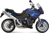 Terminale Di Scarico Catalizzato E Con Omologazione Suono Oval Inox - Mivv Compatibile Con Triumph Tiger 1050 (2007-2012)