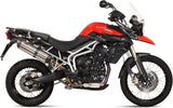 Terminale Di Scarico Con Omologazione Suono Suono Inox Carbonio - Mivv Compatibile Con Triumph Tiger 800 (2011-2016)