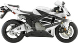Terminale Di Scarico Con Omologazione Suono Oval Carbonio Carbonio - Mivv Compatibile Con Honda Cbr 600 Rr (2003-2004)