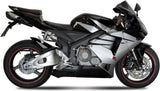 Terminale Di Scarico Con Omologazione Suono Suono Inox Nero Carbonio - Mivv Compatibile Con Honda Cbr 600 Rr (2005-2006)