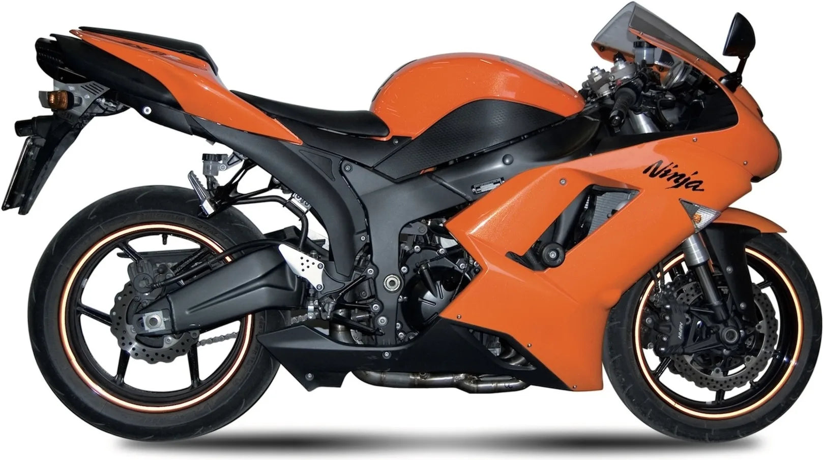 Terminale Di Scarico Con Omologazione Suono Suono Inox Nero Carbonio - Mivv Compatibile Con Kawasaki Zx-10R (2007-2008)