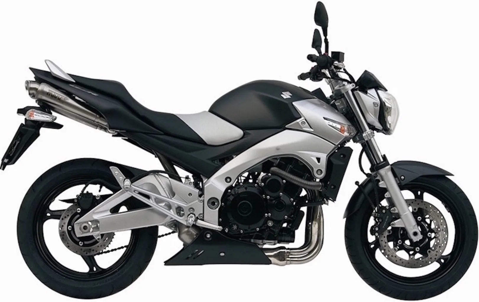 Doppio Terminale Di Scarico Non Catalizzato Con Omologazione Suono X-Cone Inox - Mivv Compatibile Con Suzuki Gsr 600 (2006-2010)