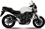 Doppio Terminale Di Scarico Con Omologazione Suono Suono Inox Nero Carbonio - Mivv Compatibile Con Yamaha Fz-6 Fazer (2004-2011)
