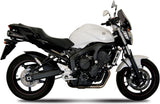 Dual Non-Catalytic Exhaust System With Sound Certification Suono Steel Black Carbon - Mivv Compatible With Yamaha Fz-6 Fazer (2004-2006)