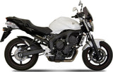 Doppio Terminale Di Scarico Non Catalizzato Con Omologazione Suono Oval Inox - Mivv Compatibile Con Yamaha Fz-6 Fazer (2004-2006)