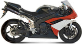 Doppio Terminale Di Scarico Non Catalizzato Con Omologazione Suono Oval Carbonio Carbonio - Mivv Compatibile Con Yamaha Yzf 1000 R1 (2007-2008)