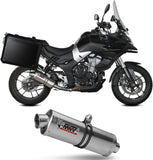 Terminale Di Scarico Con Omologazione Suono Oval Inox - Mivv Compatibile Con Voge Valico 500 Ds (2021-2024)