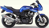 Terminale Di Scarico Con Omologazione Suono Oval Inox - Mivv Compatibile Con Yamaha Fzs 600 Fazer (1998-2003)