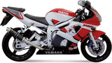 Terminale Di Scarico Con Omologazione Suono Gp Inox Nero - Mivv Compatibile Con Yamaha Yzf 600 R6 (1999-2002)