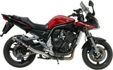 Terminale Di Scarico Con Omologazione Suono Gp Carbonio - Mivv Compatibile Con Yamaha Fzs 1000 Fazer (2001-2005)