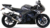Terminale Di Scarico Con Omologazione Suono Oval Carbonio - Mivv Compatibile Con Yamaha Yzf 600 R6 (2003-2005)