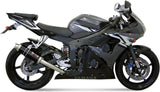 Terminale Di Scarico Con Omologazione Suono Gp Inox Nero - Mivv Compatibile Con Yamaha Yzf 600 R6 (2003-2005)