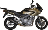 Doppio Terminale Di Scarico Catalizzato E Con Omologazione Suono Suono Inox Nero Carbonio - Mivv Compatibile Con Yamaha Tdm 900 (2002-2014)