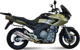 Dual Non-Catalytic Exhaust System With Sound Certification Oval Stainless Steel - Mivv Compatible With Yamaha Tdm 900 (2002-2014)