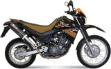 Doppio Terminale Di Scarico Non Catalizzato Con Omologazione Suono Oval Carbonio Carbonio - Mivv Compatibile Con Yamaha Xt 660 X (2004-2016)