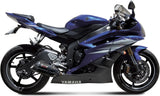 Terminale Di Scarico Con Omologazione Suono Suono Inox Nero Carbonio - Mivv Compatibile Con Yamaha Yzf 600 R6 (2006-2016)
