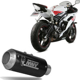 Terminale Di Scarico Con Omologazione Suono Mk3 Carbonio - Mivv Compatibile Con Yamaha Yzf 600 R6 (2006-2016)