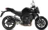 Catalytic Exhaust Tip With Sound Certification Oval Carbon - Mivv Compatible With Yamaha Fz-1 Fazer (2006-2016)