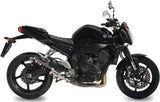 Catalytic Exhaust Tip With Sound Certification Gp Steel Black - Mivv Compatible With Yamaha Fz-1 Fazer (2006-2016)