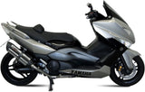 Impianto Di Scarico Completo Non Catalizzato E Con Omologazione Suono Suono Inox Carbonio - Mivv Compatibile Con Yamaha T-Max 500 (2008-2011)