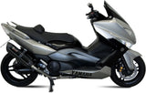 Impianto Di Scarico Completo Non Catalizzato E Con Omologazione Suono Suono Inox Nero Carbonio - Mivv Compatibile Con Yamaha T-Max 500 (2008-2011)