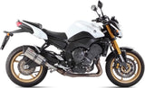 Terminale Di Scarico Con Omologazione Suono Suono Inox Carbonio - Mivv Compatibile Con Yamaha Fazer 8 (2010-2016)