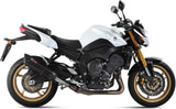 Terminale Di Scarico Con Omologazione Suono Suono Inox Nero Carbonio - Mivv Compatibile Con Yamaha Fazer 8 (2010-2016)