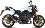 Terminale Di Scarico Con Omologazione Suono Gp Inox Nero - Mivv Compatibile Con Yamaha Fazer 8 (2010-2016)
