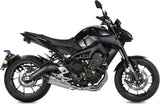 Impianto Di Scarico Completo Non Catalizzato E Con Omologazione Suono Suono Inox Carbonio - Mivv Compatibile Con Yamaha Mt-09 (2013-2020)