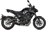 Impianto Di Scarico Completo Non Catalizzato E Con Omologazione Suono Suono Inox Nero Carbonio - Mivv Compatibile Con Yamaha Mt-09 (2013-2020)