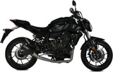 Impianto Di Scarico Completo Catalizzato E Con Omologazione Suono Gppro Carbonio - Mivv Compatibile Con Yamaha Mt-07 (2014-2020)