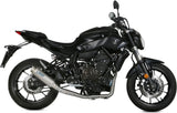Impianto Di Scarico Completo Catalizzato E Con Omologazione Suono Gppro Titanio - Mivv Compatibile Con Yamaha Mt-07 (2014-2020)