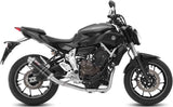 Impianto Di Scarico Completo Catalizzato E Con Omologazione Suono Gp Inox Nero - Mivv Compatibile Con Yamaha Mt-07 (2014-2024)