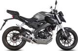 Impianto Di Scarico Completo Catalizzato E Con Omologazione Suono Gp Carbonio - Mivv Compatibile Con Yamaha Yzf-R 125 (2014-2018)
