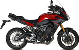 Impianto Di Scarico Completo Catalizzato E Con Omologazione Suono Oval Titanio Carbonio - Mivv Compatibile Con Yamaha Tracer 900 (2013-2020)