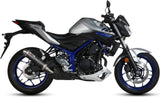 Terminale Di Scarico Con Omologazione Suono Gp Carbonio - Mivv Compatibile Con Yamaha Mt-03 (2016-2024)