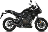 Impianto Di Scarico Completo Catalizzato E Con Omologazione Suono Oval Carbonio Carbonio - Mivv Compatibile Con Yamaha Tracer 700 (2016-2024)