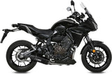 Impianto Di Scarico Completo Catalizzato E Con Omologazione Suono Speed Edge Inox Nero Carbonio - Mivv Compatibile Con Yamaha Tracer 700 (2016-2024)