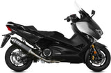 Impianto Di Scarico Completo Catalizzato E Con Omologazione Suono Speed Edge Inox Nero Carbonio - Mivv Compatibile Con Yamaha T-Max 530 (2017-2019)
