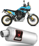Terminale Di Scarico Con Omologazione Suono Dakar Inox - Mivv Compatibile Con Yamaha Ténéré 700 (2019-2024)