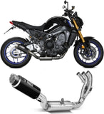Impianto Di Scarico Completo Catalizzato E Con Omologazione Suono Gppro Carbonio - Mivv Compatibile Con Yamaha Mt-09 - Sp (2021-2023)