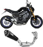 Impianto Di Scarico Completo Catalizzato E Con Omologazione Suono Delta Race Carbonio Carbonio - Mivv Compatibile Con Yamaha Fz-09 (2021-2023)