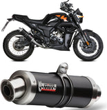 Complete Non-Catalytic Exhaust System With Sound Certification Gp Steel Black - Mivv Compatible With Zontes Zt 125 Gk (2021-2024)