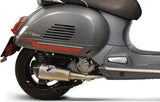 Terminale Di Scarico Senza Omologazione Suono Relevance Acciaio Inox Coppa Carbonio - Termignoni Compatibile Con Piaggio Vespa 250 - 300 (2008-2022)